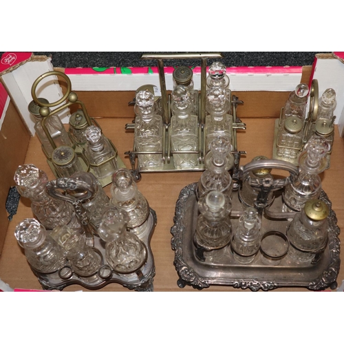 332 - Box containing five cruet sets. 
(B.P. 21% + VAT)