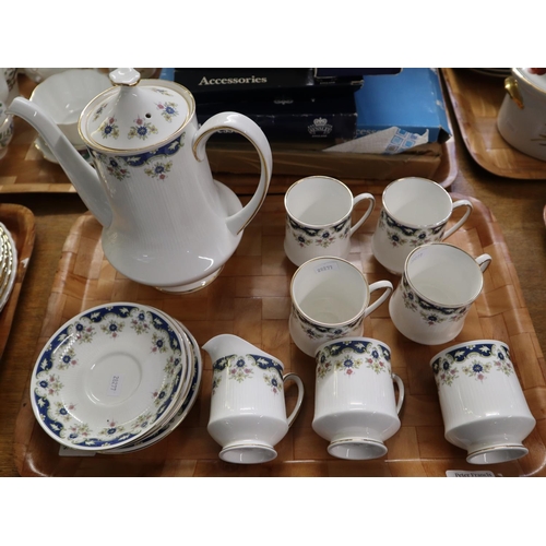 343 - Paragon English bone china 'Coniston' design 12 piece coffee set. 
(B.P. 21% + VAT)