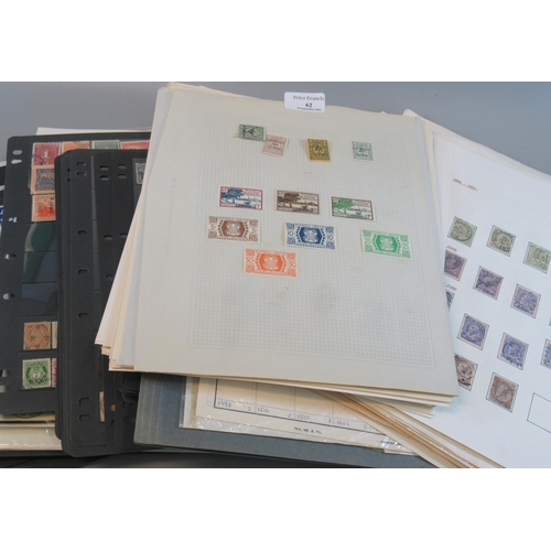 62 - Box of European Foreign stamps on pages, wide range of countries, many 100's mint and used.
(B.P. 21... 