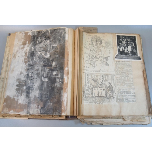 83 - 'The Indexed News Cutting book' comprising assorted cut-outs, paper articles etc. Early 20th Century... 