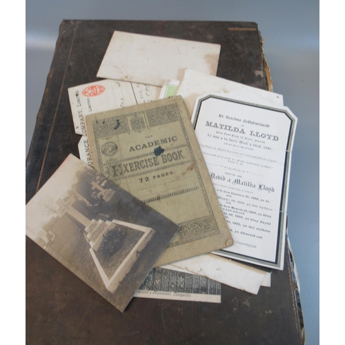 85 - Two 19th Century Welsh leather bound bibles. (2)
(B.P. 21% + VAT)