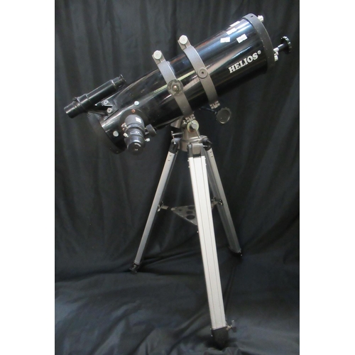 100 - Helios telescope (D114MM-F100MM Coated Optics) on tripod stand.  (B.P. 21% + VAT)