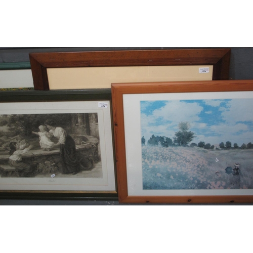 150 - Group of larger furnishing pictures - five.  framed (5)   (B.P. 21% + VAT)