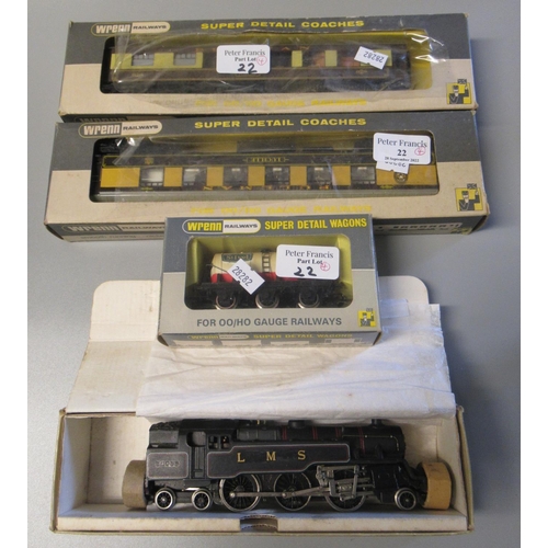 22 - Collection of Wrenn Railways OO gauge 'Super Detail' coaches and carriages, to include: W2218 2-6-4 ... 