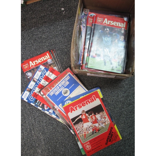 368 - Collection of football programmes, many appearing to be Arsenal, Swansea City, FA Cup Semi-Final Mid... 