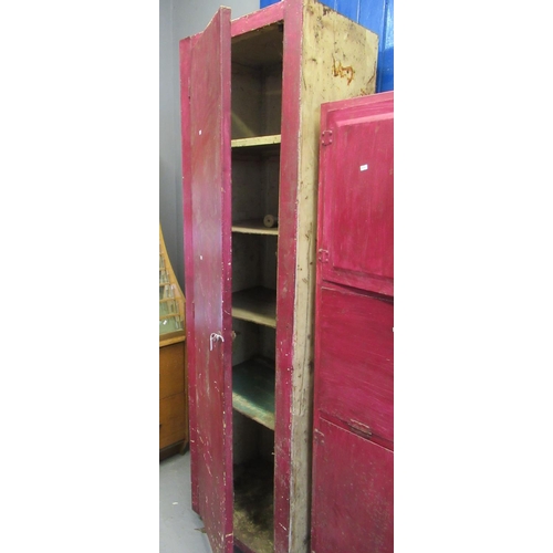 499 - Painted steel carriage cabinet. 53cm wide approx. 
(B.P. 21% + VAT)