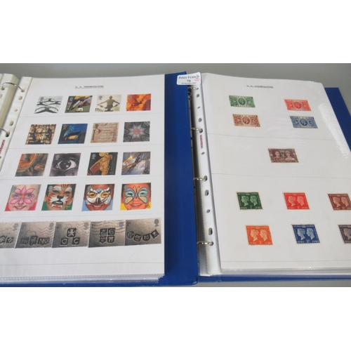 71 - Great Britain collection of used commemorative sets on pages in two files.  1935 Silver Jubilee thro... 