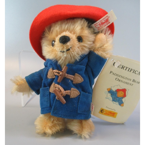 81 - Steiff 'Paddington Bear' ornament in original box with COA.  (B.P. 21% + VAT)