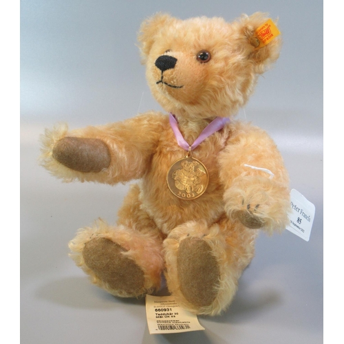 85 - Steiff 'The 2003 Bear' in original bag and COA.  (B.P. 21% + VAT)