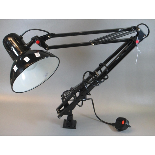 99 - Modern black finish anglepoise lamp. 
(B.P. 21% + VAT)