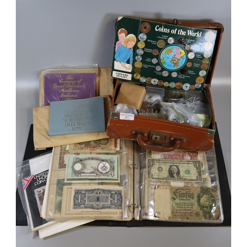 217 - Collection of GB coins, to include: United Kingdom and circular to collection 1983, silver coinage e... 