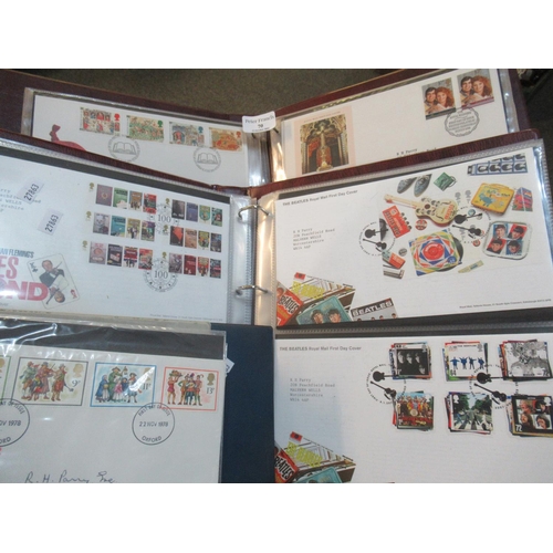 70 - Great Britain collection of First Day Covers in four albums: 1961-2008 period including 'The Beatles... 