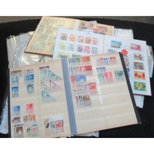 79 - Collection of various Foreign stamps on pages and in small stockbook.  100s.  
(B.P. 21% + VAT)