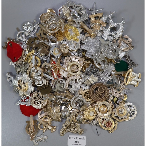 307 - Bag of reproduction military cap badges.  (B.P. 21% + VAT)