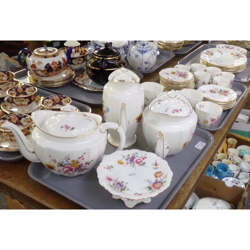 378 - Five trays of 'Derby Posies' design Royal Crown Derby English bone china items to include: various p... 