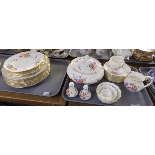 378 - Five trays of 'Derby Posies' design Royal Crown Derby English bone china items to include: various p... 