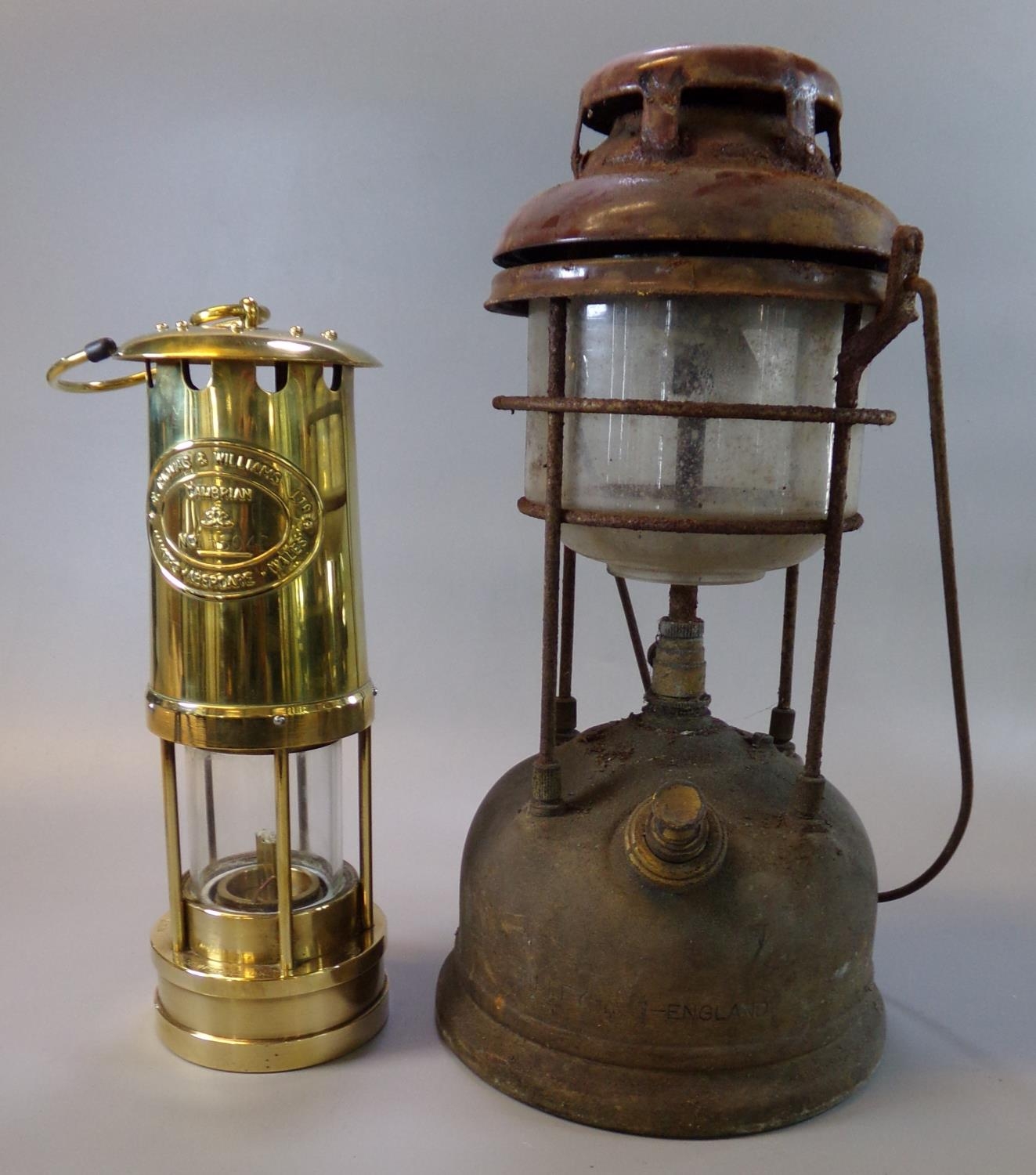 Brass Miner Lamp