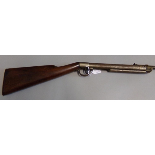 474 - Vintage break action air rifle, un-named.  Over 18s only. (B.P. 21% + VAT)