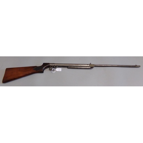 476 - Vintage BSA break action air rifle, the wooden stock marked 'BSA'.   Over 18s only.  (B.P. 21% + VAT... 