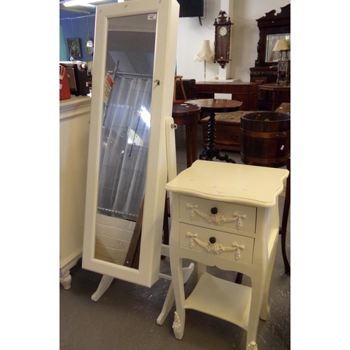 494 - Pair of modern 'Country Corner' straight front chests of two short and three long drawers in French ... 