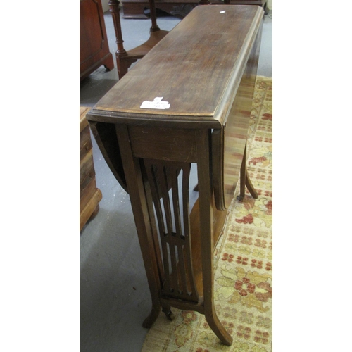 540 - Edwardian mahogany inlaid Sutherland table.  (B.P. 21% + VAT)