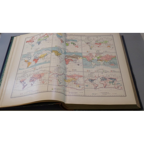 453 - Two large hardback German language atlases: 'Velhagen & Klafings Kleine Hand Atlas', 'Andrees Hand A... 