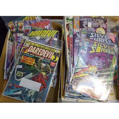 463 - Collection of Daredevil, 'The Silver Surfer', 'The Punisher' and other comics.   (B.P. 21% + VAT)