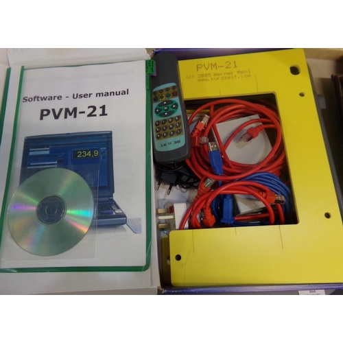 464 - Boxed PVM-21 chronograph with user manual etc.
(B.P. 21% + VAT)