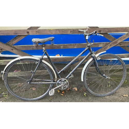 482 - Vintage ladies bicycle marked 'The Hercules' Cycle and Motor Co Ltd. Britannia, Birmingham', with Du... 