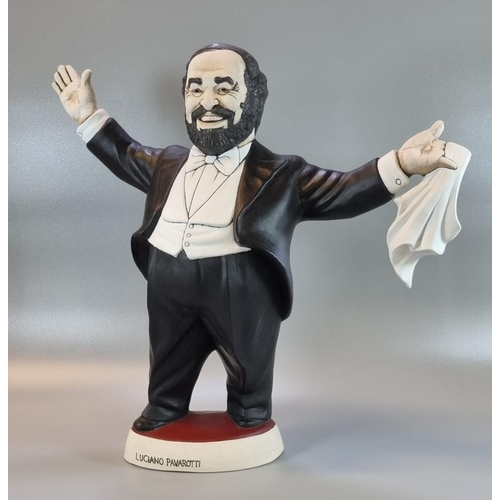 207 - John Hughes Welsh Grogg of Luciano Pavarotti, Limited Edition of 500, this is No. 81.  Purchased dat... 