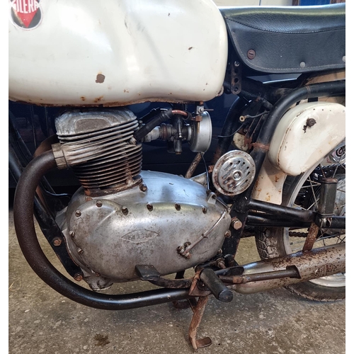 255 - 1957 250ccs Gilera 'Americano Export', four stroke twin cylinder motorcycle. Restoration project. En... 