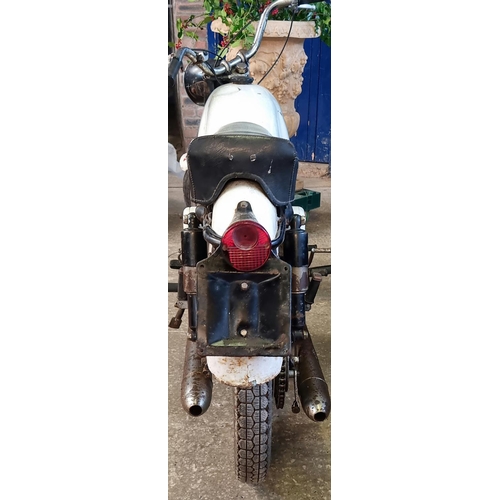 255 - 1957 250ccs Gilera 'Americano Export', four stroke twin cylinder motorcycle. Restoration project. En... 