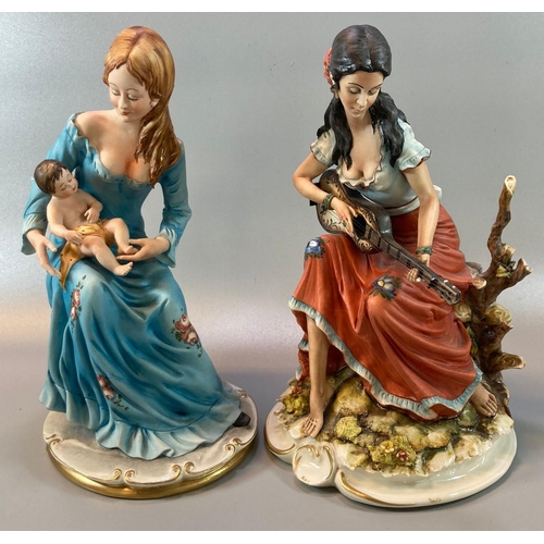 169 - Two Capodimonte figurines, 'Mariani' and another lady with child. (2)
(B.P. 21% + VAT)