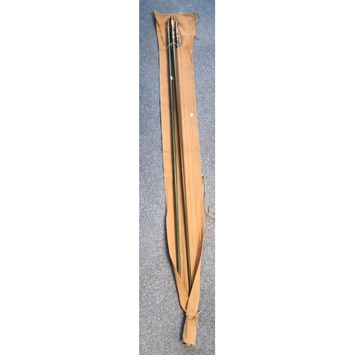 198 - A group of four unusual warden's long wooden wands (possibly University or Masonic or ecclesiastical... 