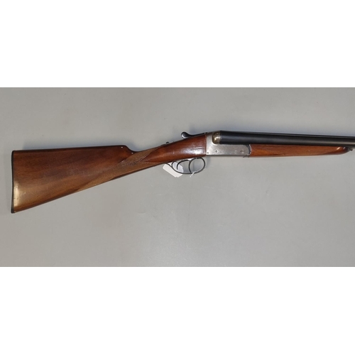 201 - Spanish Master 12 bore Box-lock non-ejecting double barrelled shotgun having 28inch barrels and stra... 