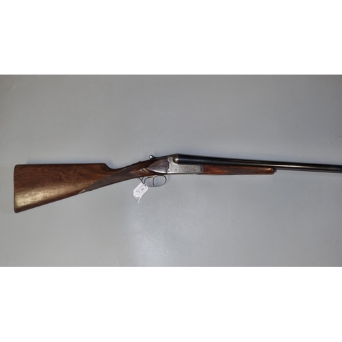 203 - Harrier De Luxe 12 bore double barrelled box lock non- ejector shotgun, 27.5 inch barrels with strai... 