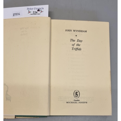 226 - Wyndham (John) 'The Day of the Triffids'.  First edition 1951.  (B.P. 21% + VAT)