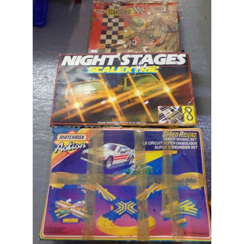 569 - Tri-ang Scalextric model No MC1 racing set in original box together with a Scalextric Night Stage by... 