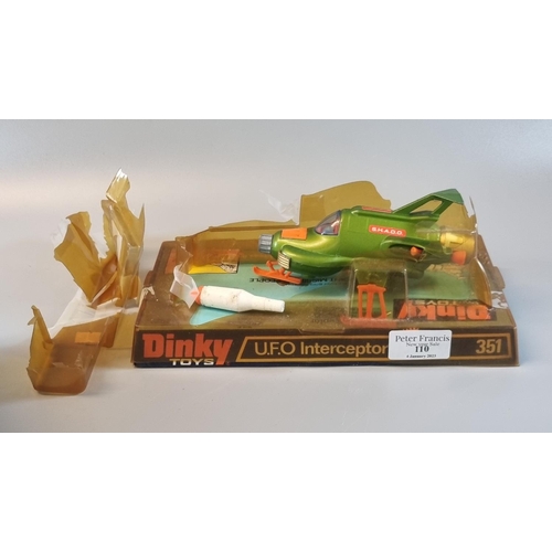 110 - Dinky Toys 'U.F.O. 351 Interceptor' in original box.  (B.P. 21% + VAT)