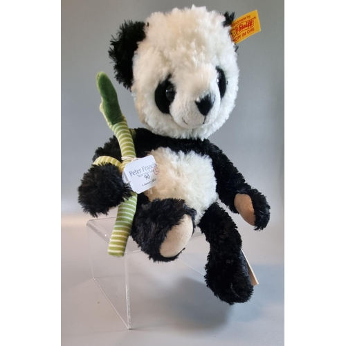 90 - Modern Steiff 'Panda 26' teddy bear in original box.  (B.P. 21% + VAT)