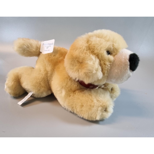 97 - Modern Steiff American 'Kennel Club' dog with collar.  (B.P. 21% + VAT)