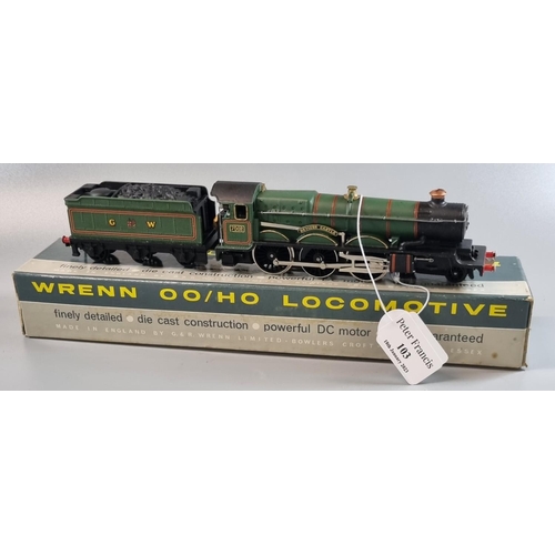 103 - Wrenn OO gauge W2222 Devizes Castle GW Locomotive in original box.  Printed to the underside 'Packer... 