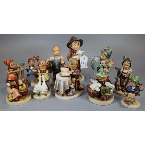 199 - Collection of eleven Hummel figurines.  (11)  (B.P. 21% + VAT)