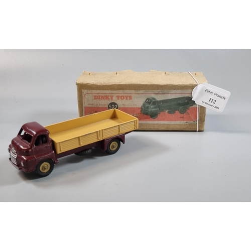 112 - Dinky toys 522 Big Bedford lorry in original box. 
(B.P. 21% + VAT)