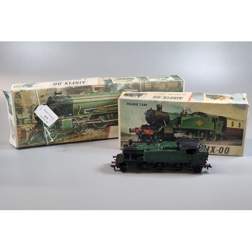 115 - Two vintage Airfix 00 scale model kits in original box, to include: Prairie Tank and Harrow locomoti... 