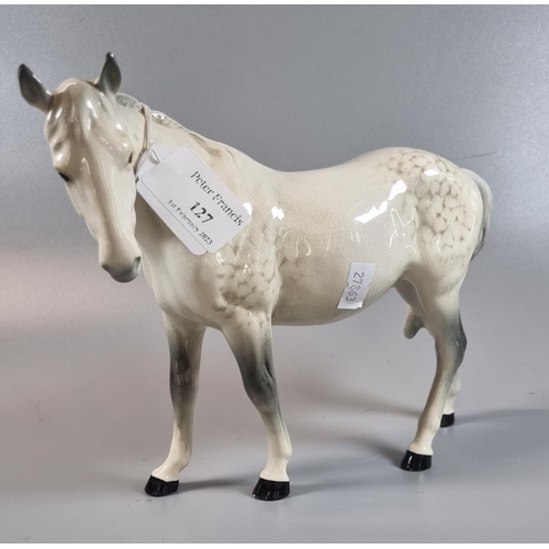 127 - Beswick dapple grey horse.  (B.P. 21% + VAT)