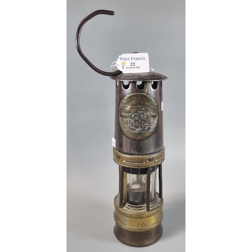 22 - Vintage Hailwoods Safety Miner's lamp.
(B.P. 21% + VAT)