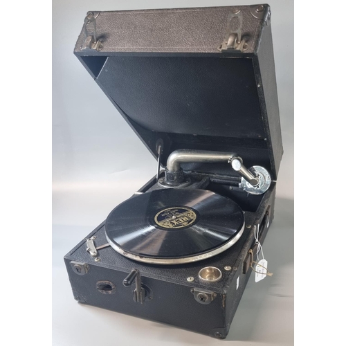 81 - Vintage wind-up gramophone.   (B.P. 21% + VAT)