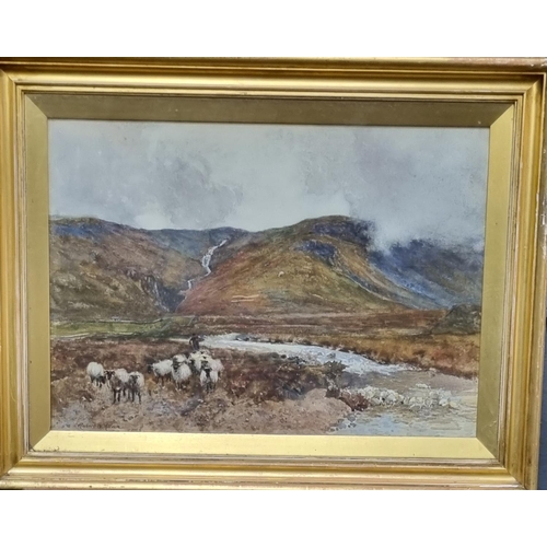 110 - Robert Weir Allan, RSW, RWS (British 1852-1942), 'Catacol Glen, Isle of Arran', signed and dated 188... 