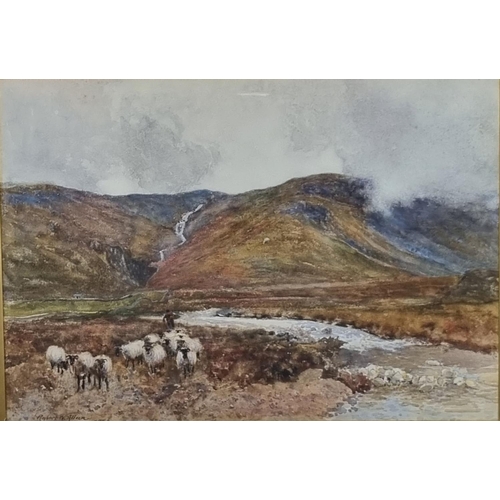 110 - Robert Weir Allan, RSW, RWS (British 1852-1942), 'Catacol Glen, Isle of Arran', signed and dated 188... 